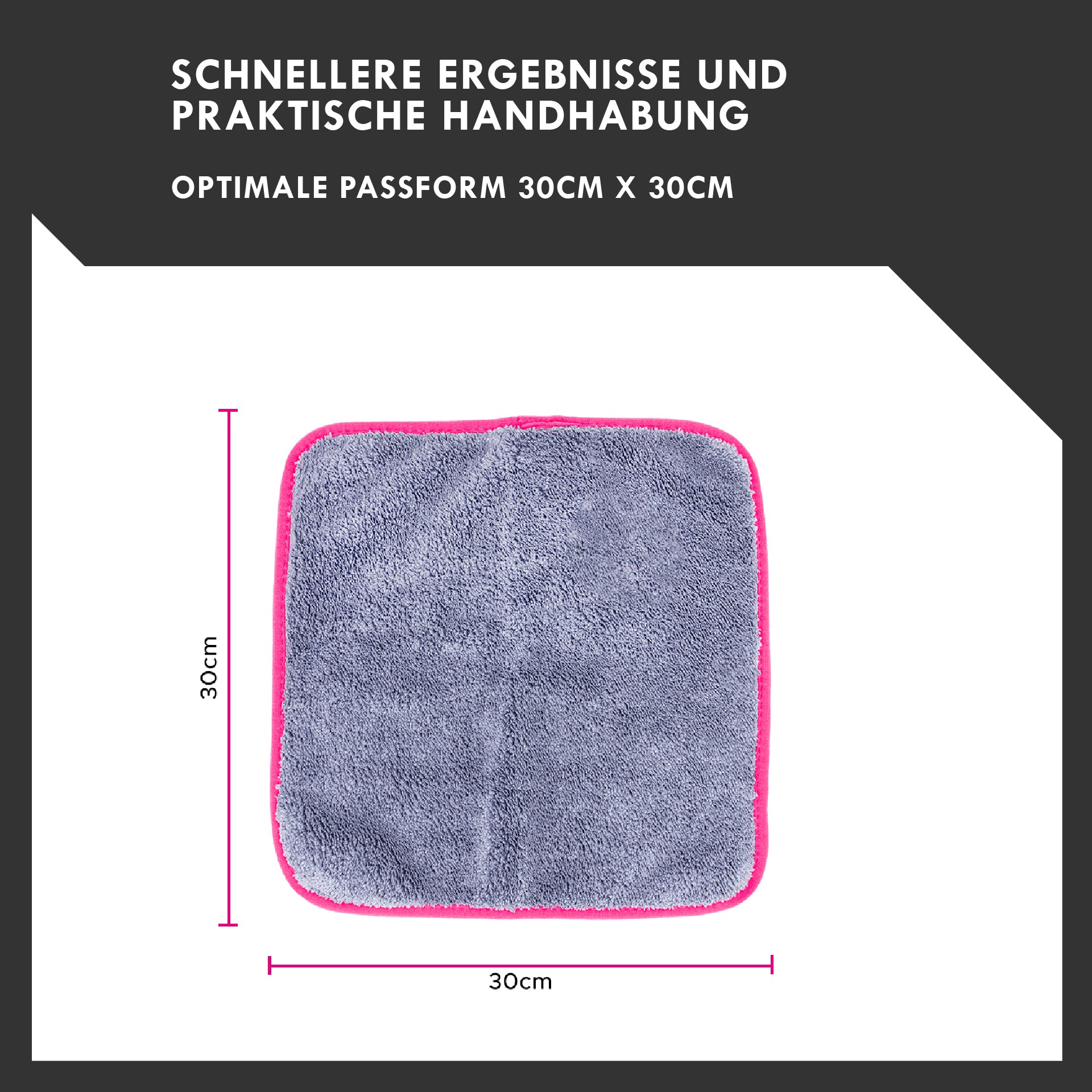 Superflausch 660GSM - 30x30 Microfasertuch
