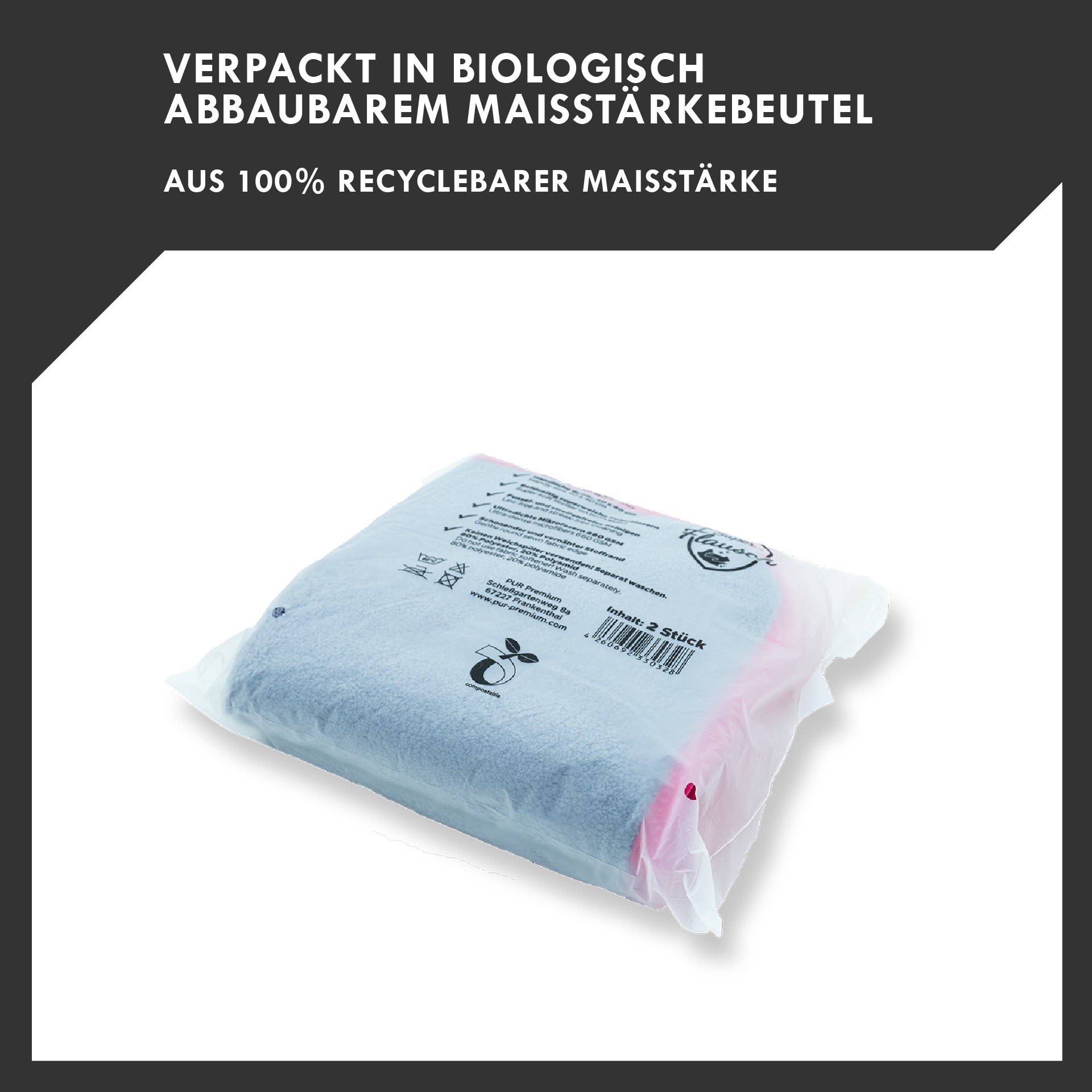 Superflausch 660GSM - 30x30 Microfasertuch